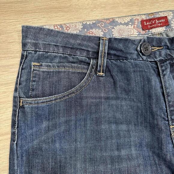 Vintage Levi’s Jeans‎ Womens 12 Med Spandex Stretch Relaxed Boot Cut 90s Crafted - Picture 6 of 15